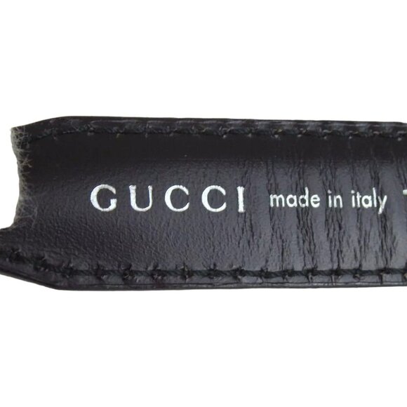 574197AN (S2) Gucci Belt Black Leather